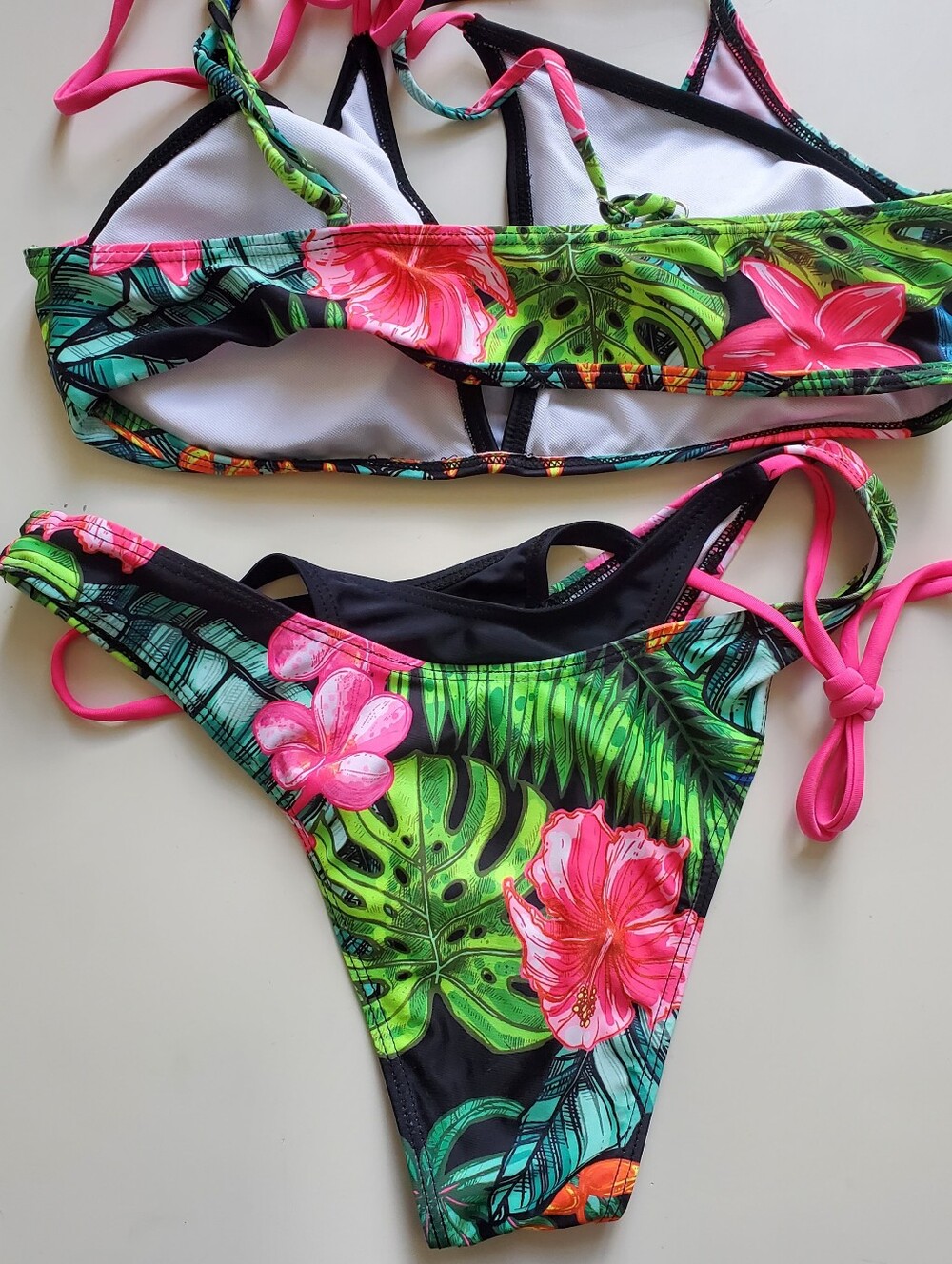 Tropical Layered String Bikini - Picture 3 of 5